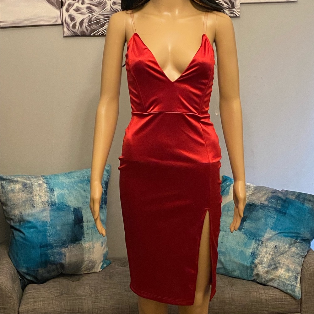 Red sexy dress